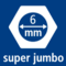 6 mm super Jumboformat