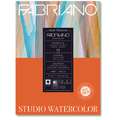 FABRIANO® Watercolour Studio, HOT PRESS, 20,3 cm x 25,4 cm, satiniert, 300 g/m², Block (1-seitig geleimt)