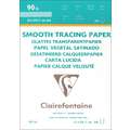 Clairefontaine Transparentpapier 90/95g, 21 cm x 29,7 cm, DIN A4, Block mit 50 Blatt, 90 g/m², Block (1-seitig geleimt)