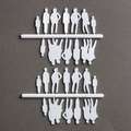 Miniaturen "Silhouettenfiguren" Modellbau-Zubehör, 36 mm, 1:50, 20 Stück