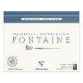 Clairefontaine FONTAINE, Aquarellblock Torchon Wolke, 24 cm x 30 cm, 300 g/m², rau, Block (4-seitig geleimt) mit 15 Blatt