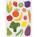 MAILDOR BABY Aufkleber, Obst & Gemüse, 87 Sticker