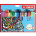 STABILO® Pen 68 Fasermaler Set, 30 Stifte