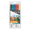 TOMBOW® ABT Dual Brush Pen 6er-Set, Primary