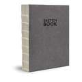 SKETCH BOOK Grey Skizzenbuch, 10,5 cm x 14,1 cm, 110 g/m²