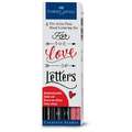 FABER-CASTELL PITT Artist Hand Lettering Tuschestift 4er Sets, For the love of letters