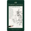 CASTELL® 9000 Bleistift-Set, Art-Set 12 Stifte
