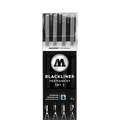 MOLOTOW™ BLACKLINER PERMANENT 4er Sets, Set 3