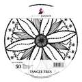 MARPA JANSEN Tangle-Tiles, rund, Weiß, 240 g/m²