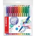 STABILO® pointMax Filzschreiber, Sets, 24 Farben, 0,8 mm, konische Spitze