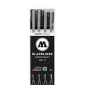 MOLOTOW™ BLACKLINER PERMANENT 4er Sets, Set 2