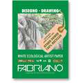 FABRIANO® ECO Künstlerpapier, Weiß, 21 cm x 29,7 cm, DIN A4, 200 g/m², 50 Blatt, Block (1-seitig geleimt)