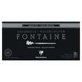 Clairefontaine FONTAINE Aquarellblock Noir, 20 cm x 40 cm, 300 g/m², fein, Block mit 15 Blatt (vierseitig geleimt)