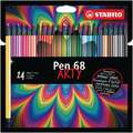 STABILO® Pen 68 ARTY Sets, 24er Kartonetui, Set