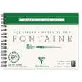 Clairefontaine FONTAINE Spiralblock, Grobkorn, 18 cm x 24 cm, 300 g/m², rau, Spiralblock