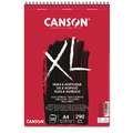 CANSON® XL® Huile & Acrylique Spirallock, DIN A4, 21 x 29,7 cm, 290 g/m², rau