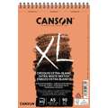 CANSON® XL "Extra Weiß" Skizzen- und Studienblock, 14,8 cm x 21 cm, DIN A5, 90 g/m², matt, Spiralblock mit 60 Blatt