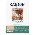 CANSON® „C“ à grain Zeichenpapier, Grau-meliert, 50 cm x 65 cm, 250 g/m², fein, Bogenware, einzeln
