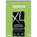 CANSON® XL® Recycling Spiral-Zeichenblock, 29,7 cm x 42 cm, DIN A3, 160 g/m², fein, Spiralblock