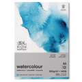 WINSOR & NEWTON™ Classic Aquarellpapier, 300 g/m², 14,8 cm x 21 cm, DIN A5, fein, 300 g/m², Block, 12 Blatt
