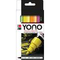 MARABU YONO Acrylmarker-Sets, 4 x 1,5 - 3 mm Neon