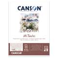 CANSON® Mi-Teintes® Pastellblock, Weiß, Block (1-seitig geleimt), 160 g/m², 24 cm x 32 cm