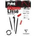Clairefontaine Paint ON Mix Media Lisse, Block (1-seitig geleimt), 14,8 cm x 21 cm, DIN A5, 250 g/m², Block mit 25 Blatt