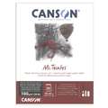 CANSON® Mi-Teintes® Pastellblock, Schwarz, Block (1-seitig geleimt), 160 g/m², 32 cm x 41 cm