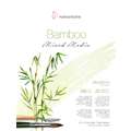Hahnemühle Bamboo-Mixed Media Künstlerkarton, 24 cm x 32 cm, 25 Blatt=50 Seiten, 265 g/m², Block (2-seitig geleimt)