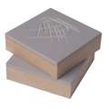 ESSDEE Linolplatte, vormontiert auf Holzfaser-Block, 7,5 cm x 7,5 cm, 2er-Pckg.