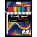 STABILO® Pen 68 brush ARTY Sets, 18 Stifte, Set