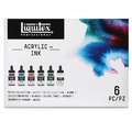 Liquitex® Ink Colour-Sets, 6 x 30 ml, Gedämpfte Töne, 6 x 30 ml