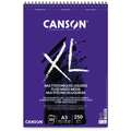 CANSON® XL® Fluid Mixed Media Spiralblock, 29,7 cm x 42 cm, DIN A3, 250 g/m², glatt, Spiralblock