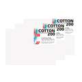 HONSELL Cotton 200 Keilrahmen, 20 cm x 20 cm, 3er-Pckg., 380 g/m²