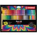 STABILO® Pen 68 brush ARTY Sets, 65 Stifte