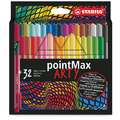 STABILO® pointMax Filzschreiber ARTY-Sets, 32er-Set, 0,8 mm, konische Spitze