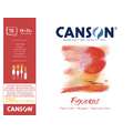 CANSON® Figueras® Öl/Acrylblock, längsseitig geleimt, 33 cm x 24 cm (4F), 290 g/m², strukturiert, Block mit 10 Blatt (1-seitig geleimt)