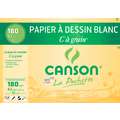 CANSON® Zeichenpapier weiß, 29,7 cm x 42 cm, 12er-Pckg., satiniert, 180 g/m²