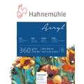 Hahnemühle Acrylmalblock 360 g/qm, 50 cm x 64 cm, Block (4-seitig geleimt), 360 g/m²