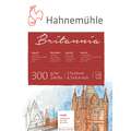 Hahnemühle "Britannia" Aquarellblock, 17 cm x 24 cm, Block mit 12 Blatt, 300 g/m², matt