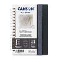 CANSON® Saunders Waterford® ART BOOK, Spiral-Skizzenbuch, 14,8 cm x 21 cm, DIN A5, fein, 300 g/m², Hochformat