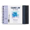 CANSON® Montval® ART BOOK, Aquarell-Skizzenbuch, 14,8 cm x 21 cm, DIN A5, 300 g/m², fein, Spiralblock