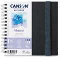 CANSON® Montval® ART BOOK, Aquarell-Skizzenbuch, 20 cm x 20 cm, 300 g/m², fein, Spiralblock