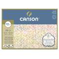 CANSON® Aquarelle Aquarellpapier, 36 cm x 50 cm, fein, 300 g/m², 4-seitig geleimter Block mit 20 Blatt