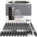 WINSOR & NEWTON™ promarker brush™ 12er Sets, Grautöne