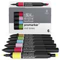 WINSOR & NEWTON™ promarker™ 6er Sets, Mitteltöne, Set