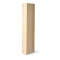 Abachi-Holz, 100 x 50 x 400 mm