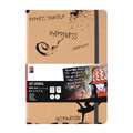 Marabu Art Journal Notebook, 21 cm x 29,7 cm, DIN A4, 180 g/m², matt, Skizzenbuch