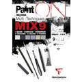 Clairefontaine Paint ON Mix Media MIX9-Block, 42 cm x 59,4 cm, DIN A2, 18 Blatt (2 x 9 Oberflächen), 250 g/m²