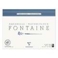 Clairefontaine FONTAINE, Aquarellblock Torchon Wolke, 30 cm x 40 cm, 300 g/m², rau, Block (4-seitig geleimt) mit 15 Blatt
